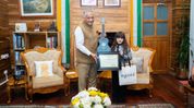 Mizoram Governor felicitates 9-year-old singing prodigy Esther Hnamte for national honour Mizoram Governor felicitates 9-year-old singing prodigy Esther Hnamte for national honour