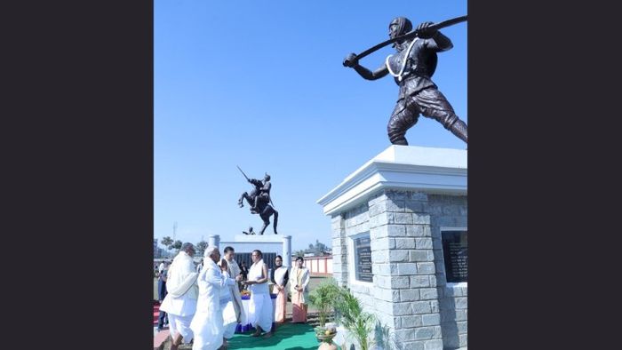 Manipur Governor observes 192nd death anniversary of Maharaj Gambhir Singh at Langthabal