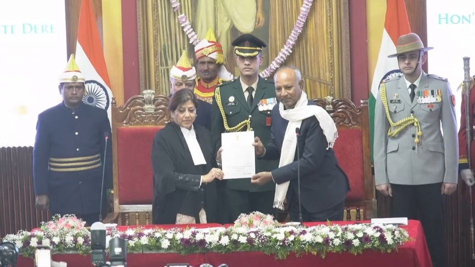 Justice Revati Mohite Dere sworn in as chief justice of Meghalaya High Court Justice Revati Mohite Dere sworn in as chief justice of Meghalaya High Court