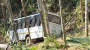 18 injured after bus plunges into gorge in Tripura 18 injured after bus plunges into gorge in Tripura