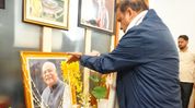 Assam CM Himanta Biswa Sarma pays tribute to veteran BJP leader Kabindra Purkayastha in Silchar Assam CM Himanta Biswa Sarma pays tribute to veteran BJP leader Kabindra Purkayastha in Silchar