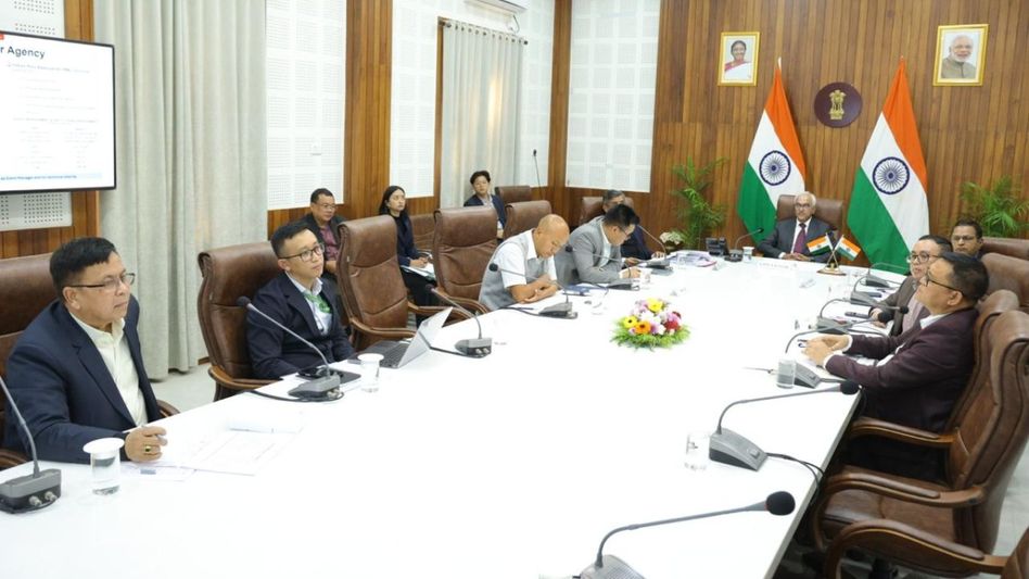 Governor Ajay Kumar Bhalla, Union Minister Scindia review polo development roadmap for Manipur Governor Ajay Kumar Bhalla, Union Minister Scindia review polo development roadmap for Manipur