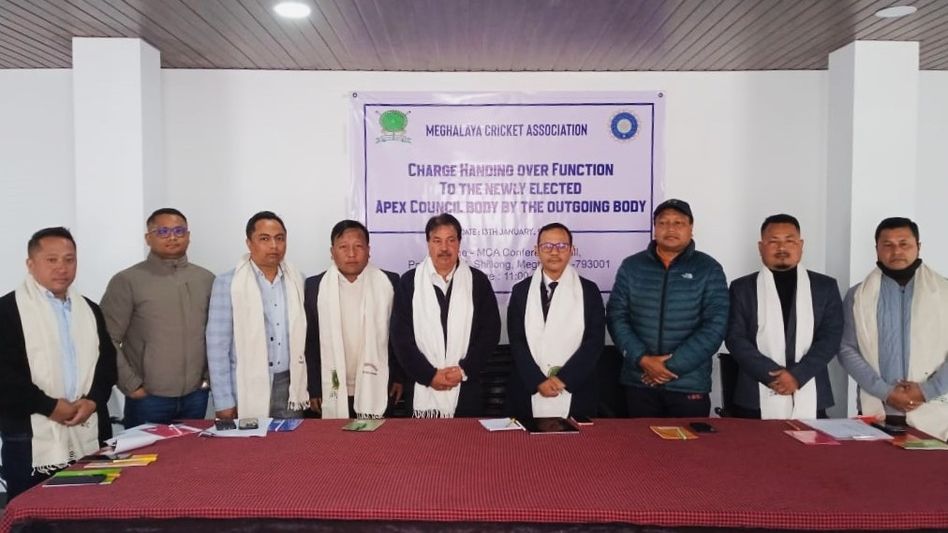 New apex council takes charge at Meghalaya Cricket Association New apex council takes charge at Meghalaya Cricket Association
