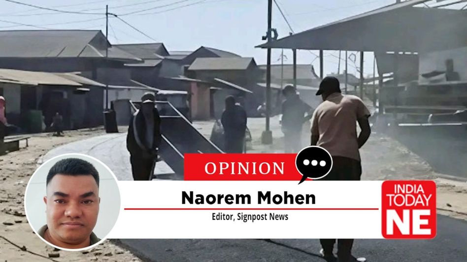While Seminars Discuss Good Governance and Road Safety, Villagers Repair Neglected Roads in Manipur While Seminars Discuss Good Governance and Road Safety, Villagers Repair Neglected Roads in Manipur