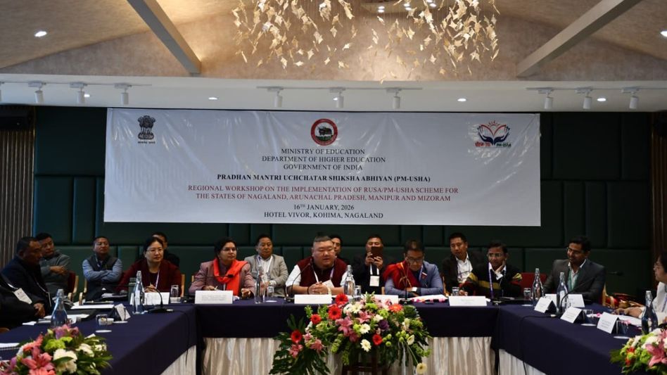 MoE officials review PM-USHA projects, hold regional RUSA workshop in Nagaland MoE officials review PM-USHA projects, hold regional RUSA workshop in Nagaland