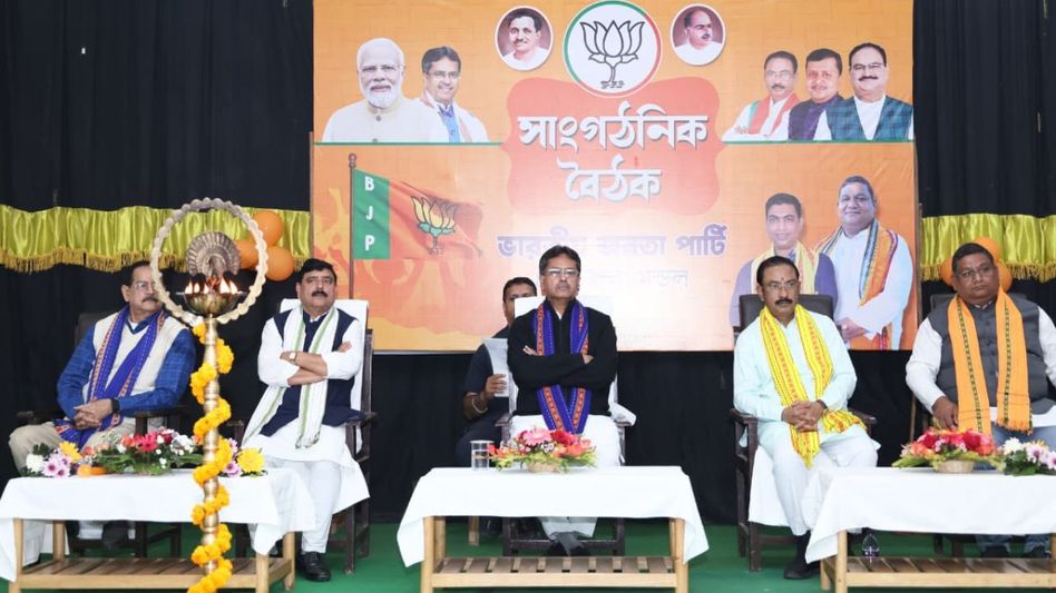 Politics of force will not last, BJP believes in development: Tripura CM Manik Saha Politics of force will not last, BJP believes in development: Tripura CM Manik Saha