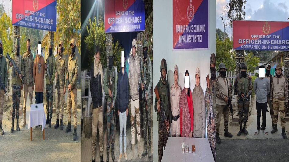Manipur police arrest four active cadres linked to PREPAK and RPF/PLA in coordinated operations Manipur police arrest four active cadres linked to PREPAK and RPF/PLA in coordinated operations