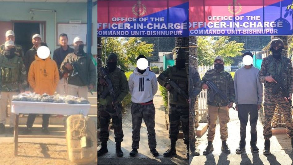 Manipur police arrest drug trafficker, two militants in coordinated operations Manipur police arrest drug trafficker, two militants in coordinated operations