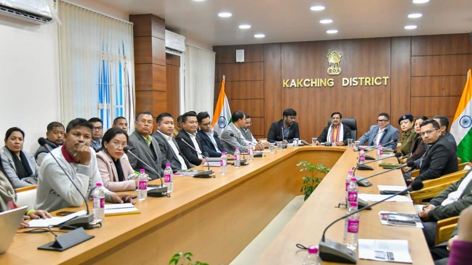 Union MoS Tokhan Sahu reviews urban development, welfare projects during two-day visit to Kakching Union MoS Tokhan Sahu reviews urban development, welfare projects during two-day visit to Kakching