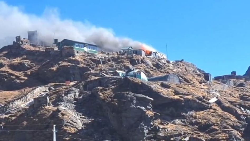 Fire near Sikkim's Nathula border contained swiftly, no injuries reported Fire near Sikkim's Nathula border contained swiftly, no injuries reported