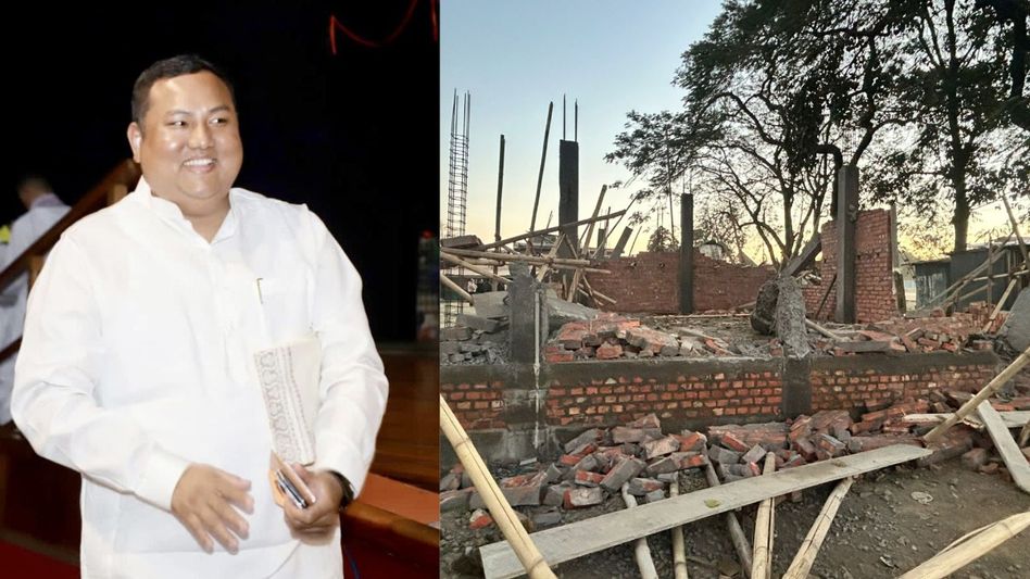 Complaint seeks FIR against Manipur MLA over alleged demolition of government school site Complaint seeks FIR against Manipur MLA over alleged demolition of government school site