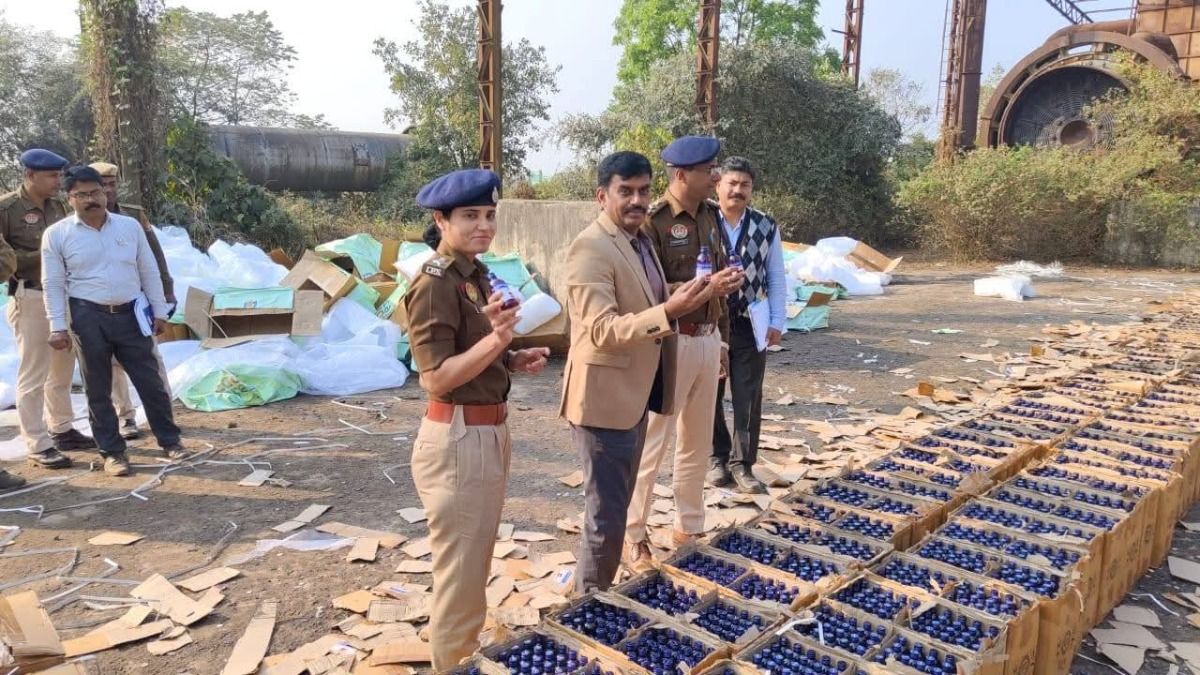 Police destroy massive seizure of Eskuf syrups, five arrested: IG Crime Branch