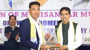 Tripura Cricket Association felicitates Manishankar Murasingh for 100 Ranji matches Tripura Cricket Association felicitates Manishankar Murasingh for 100 Ranji matches