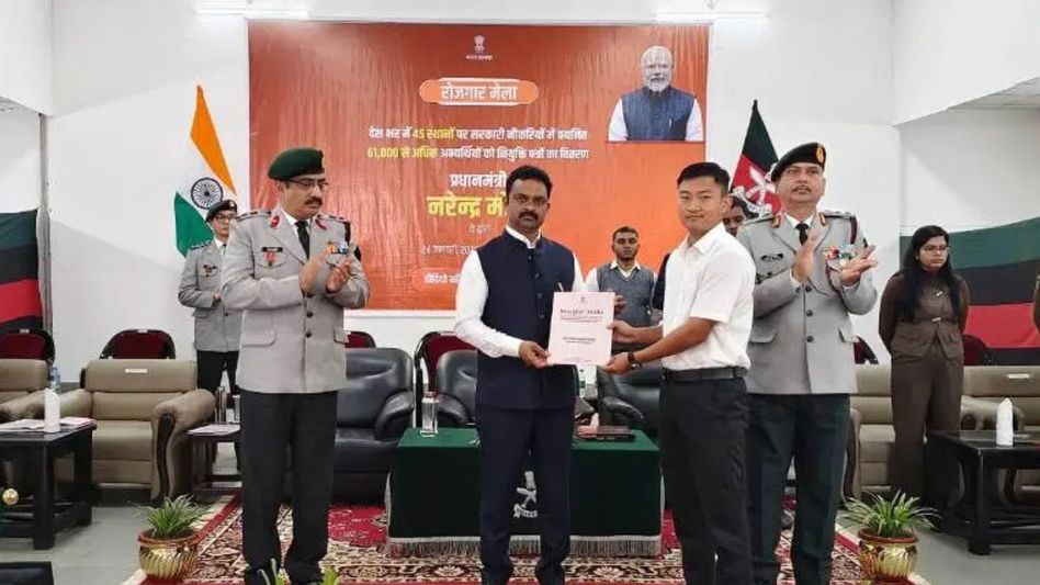 18th Rozgar Mela held at Dimapur, 366 youths receive appointment letters 18th Rozgar Mela held at Dimapur, 366 youths receive appointment letters