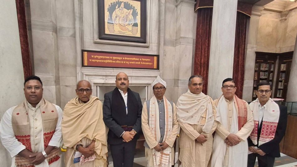 Assam gets pride of place as 'Granth Kutir' showcases classical Assamese manuscripts at Rashtrapati Bhavan Assam gets pride of place as 'Granth Kutir' showcases classical Assamese manuscripts at Rashtrapati Bhavan