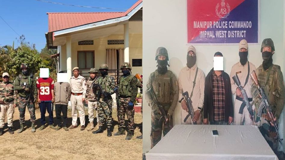 Manipur: 3 active cadres including one extortionist arrested, incriminating objects seized Manipur: 3 active cadres including one extortionist arrested, incriminating objects seized
