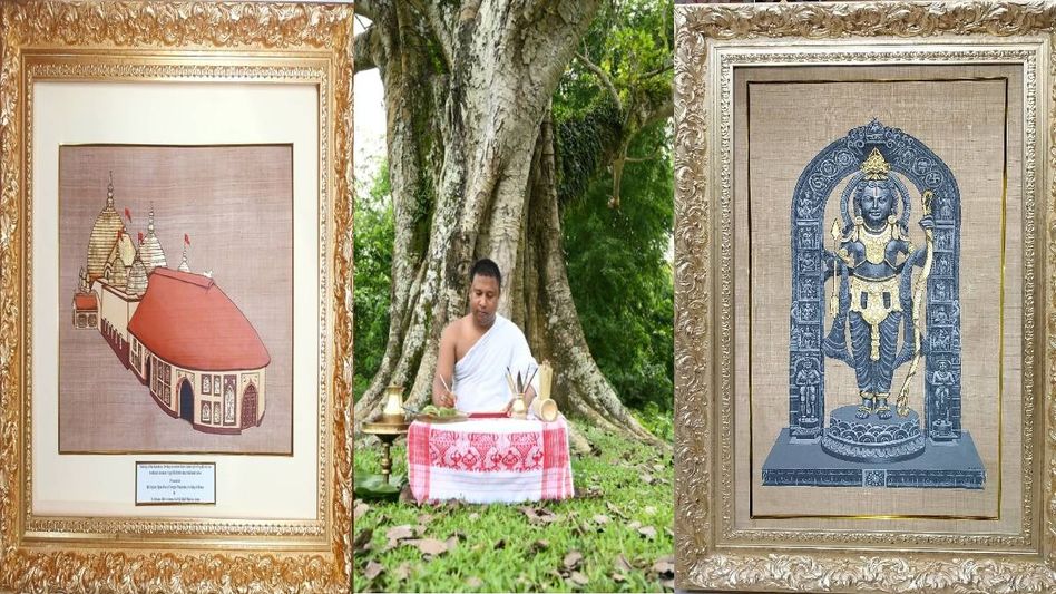 Assam artist’s classical manuscripts find place in Rashtrapati Bhavan Library Assam artist’s classical manuscripts find place in Rashtrapati Bhavan Library