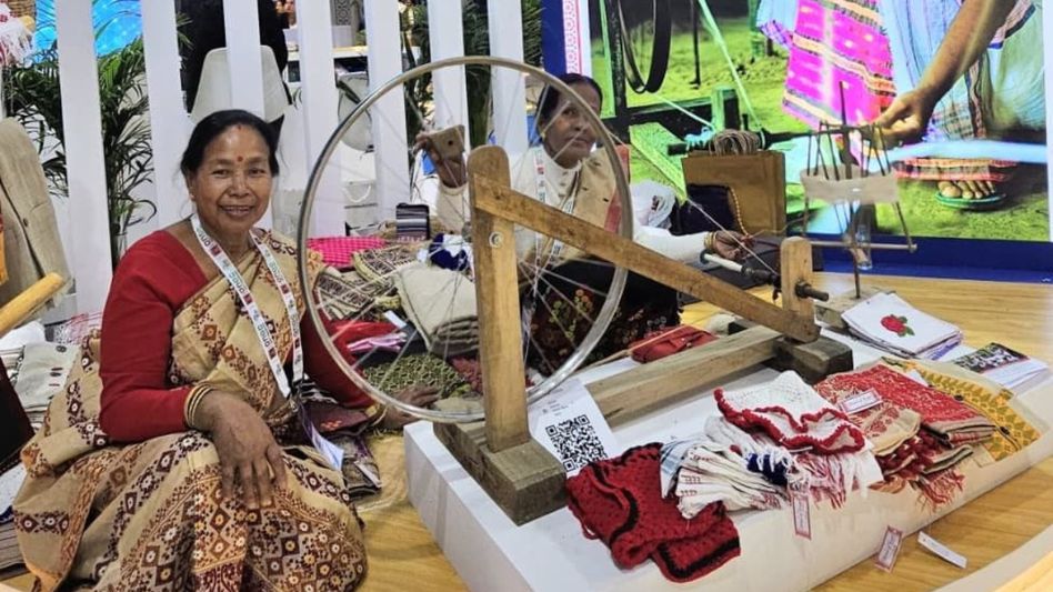 Threads of Assam take center stage at India Energy Week 2026 Threads of Assam take center stage at India Energy Week 2026