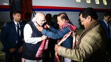 Amit Shah arrives in Dibrugarh, to unveil major infrastructure and cultural projects today Amit Shah arrives in Dibrugarh, to unveil major infrastructure and cultural projects today