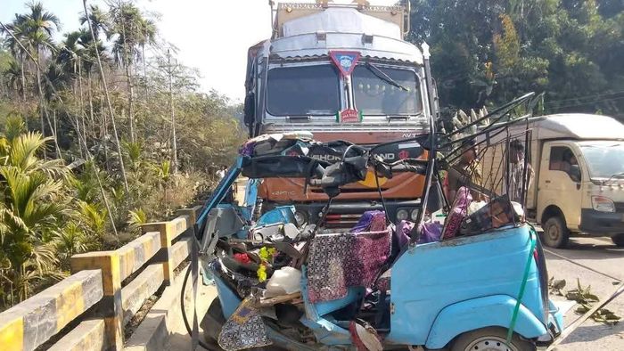 Four killed, two injured in head-on collision in Tripura’s Unakoti