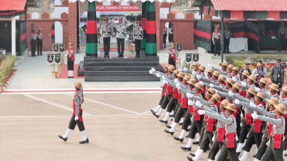 Nagaland: 282 recruits, including 36 women, inducted into Assam Rifles Nagaland: 282 recruits, including 36 women, inducted into Assam Rifles
