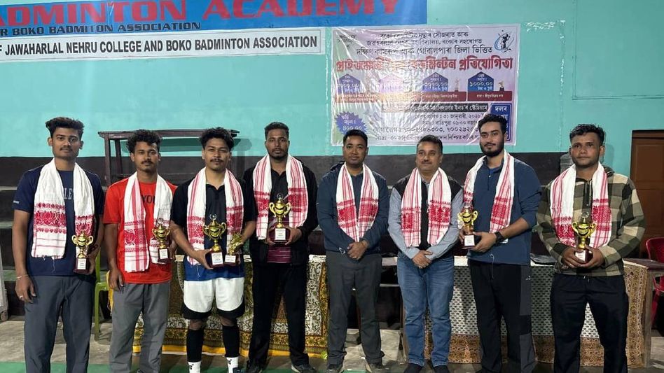 Assam: Competitive badminton on display at JN College as Boko stages prize money event Assam: Competitive badminton on display at JN College as Boko stages prize money event