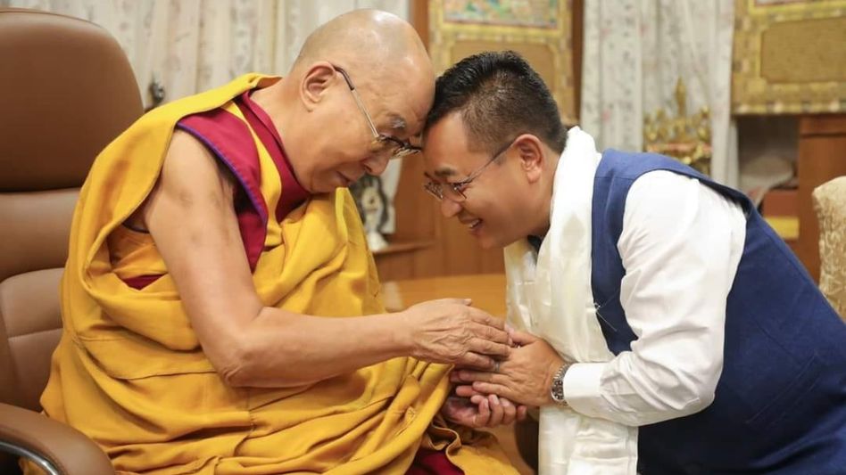 Sikkim CM congratulates Dalai Lama on Grammy Award win Sikkim CM congratulates Dalai Lama on Grammy Award win