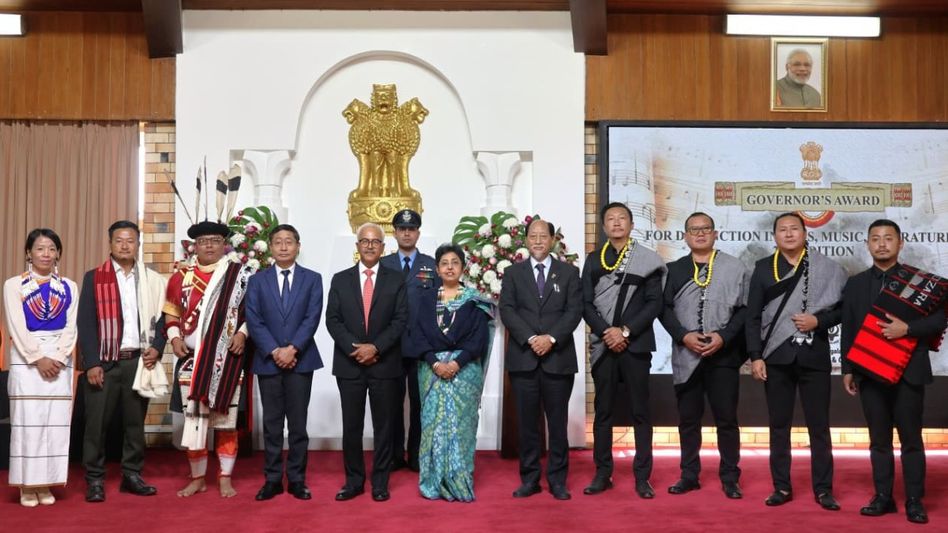 Governor Ajay Kumar Bhalla confers governor’s award 2025 for excellence in arts, music and literature in Kohima Governor Ajay Kumar Bhalla confers governor’s award 2025 for excellence in arts, music and literature in Kohima