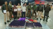 Prohibited cough syrup worth lakhs seized at Badarpur Railway Station, one arrested Prohibited cough syrup worth lakhs seized at Badarpur Railway Station, one arrested