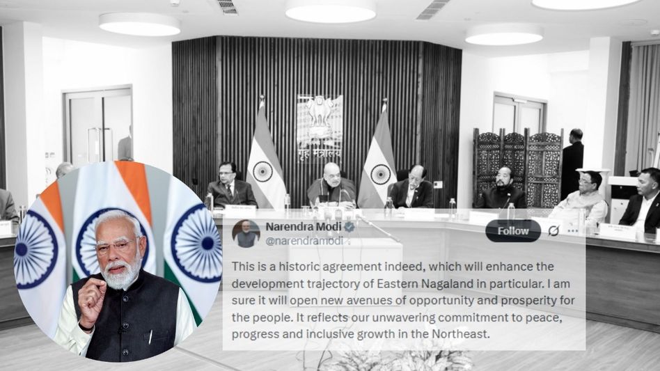 PM Modi hails Eastern Nagaland deal as ‘historic’, promises development and stability PM Modi hails Eastern Nagaland deal as ‘historic’, promises development and stability