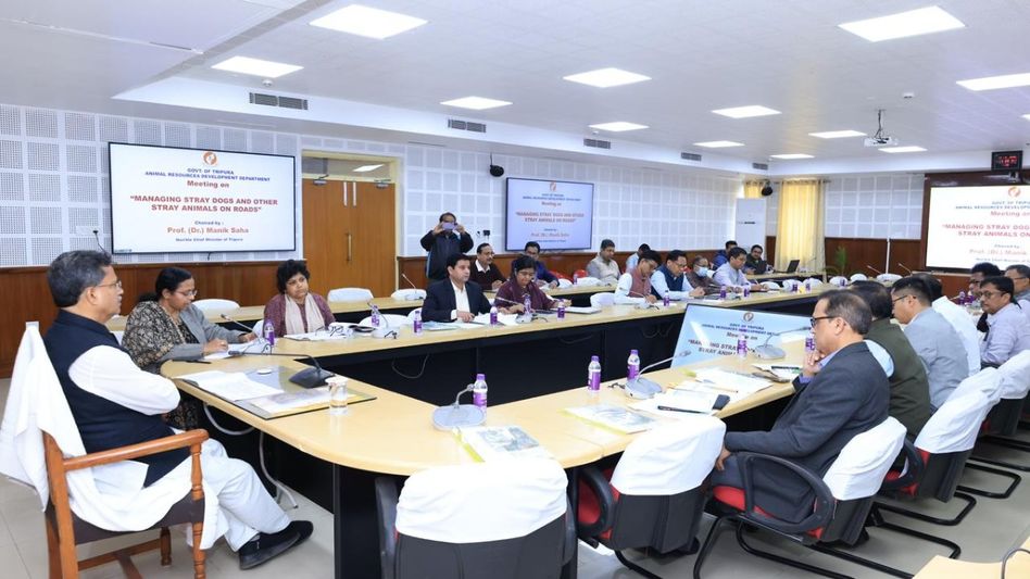 Tripura CM stresses awareness on rabies, stray animal safety; shelter homes and ABC centres under construction Tripura CM stresses awareness on rabies, stray animal safety; shelter homes and ABC centres under construction