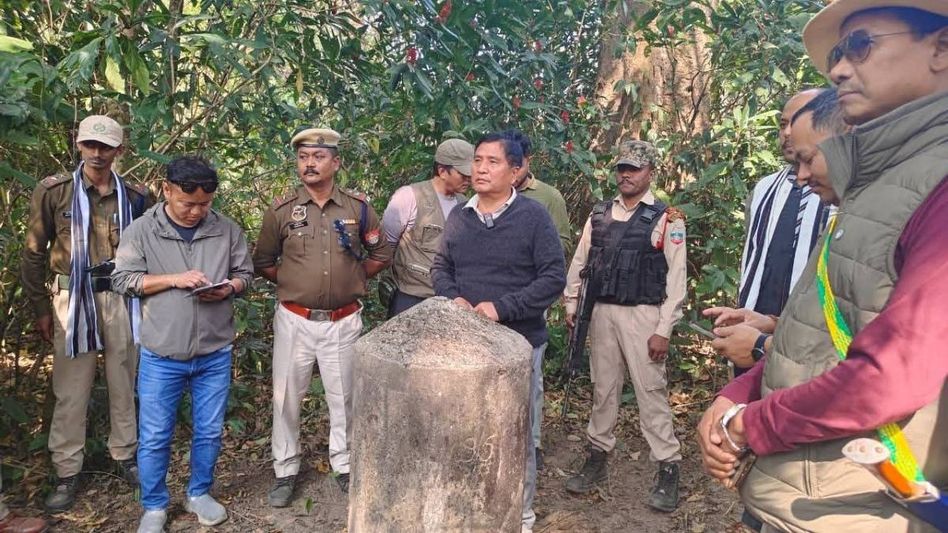 Assam–Arunachal border dispute sees major breakthrough as boundary pillar erection begins Assam–Arunachal border dispute sees major breakthrough as boundary pillar erection begins