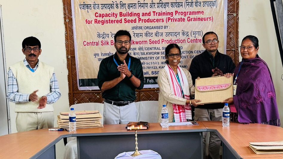 Central Silk Board trains Muga seed producers in Assam's Boko to enhance quality and sustainability Central Silk Board trains Muga seed producers in Assam's Boko to enhance quality and sustainability