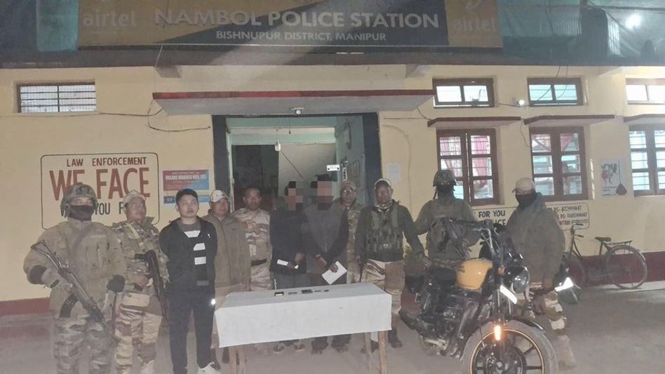 Manipur: Security forces arrest two KCP (MFL) members in Imphal West, seize evidence in extortion crackdown Manipur: Security forces arrest two KCP (MFL) members in Imphal West, seize evidence in extortion crackdown