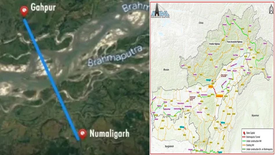 Union cabinet approves Rs 18,662 crore underwater road-rail tunnel under Brahmaputra Union cabinet approves Rs 18,662 crore underwater road-rail tunnel under Brahmaputra