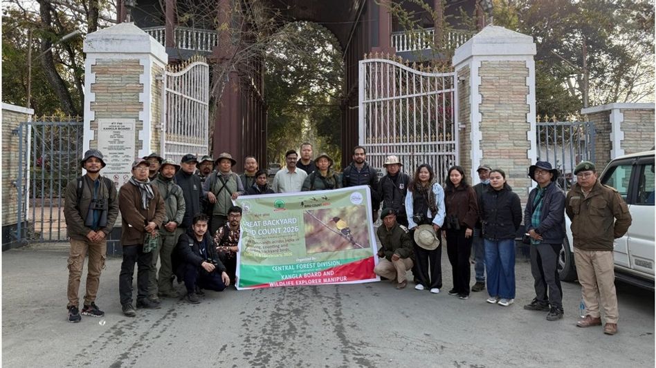 Great Backyard Bird count held at Manipur's Kangla fort to promote urban biodiversity Great Backyard Bird count held at Manipur's Kangla fort to promote urban biodiversity