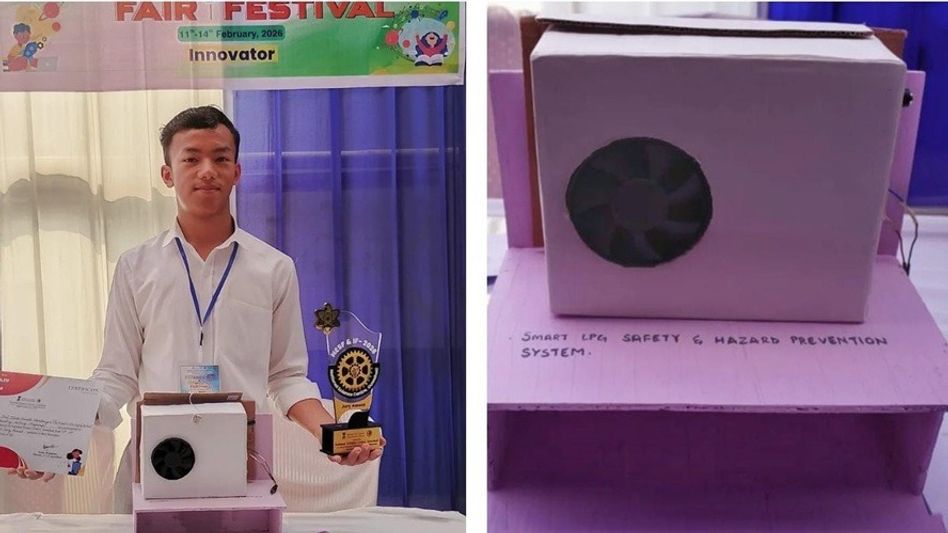 Meghalaya class 9 student wins jury award for smart LPG gas leak detection system Meghalaya class 9 student wins jury award for smart LPG gas leak detection system