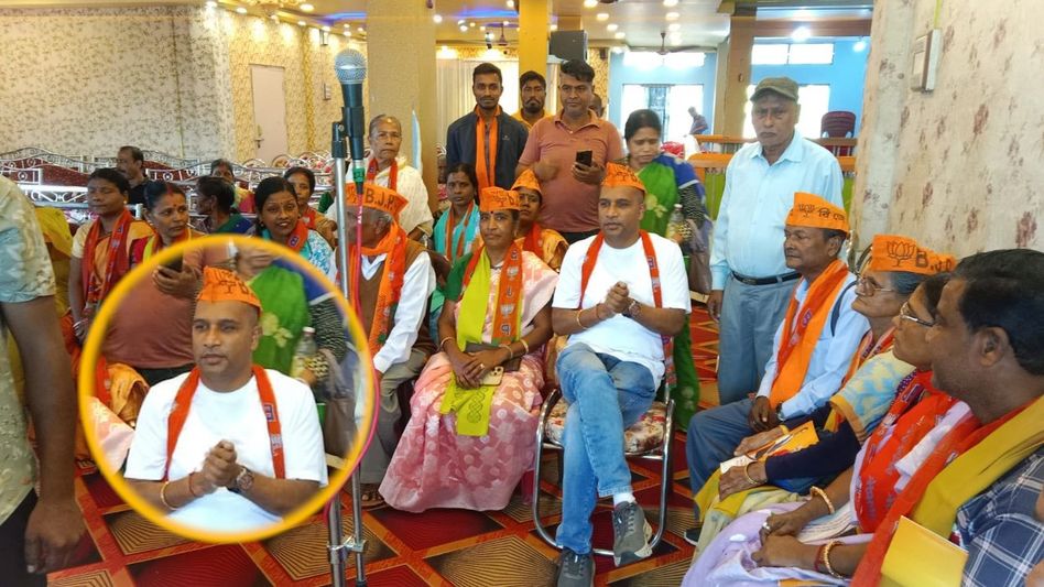 Suspended Congress MLA Kamalakhya seen in BJP attire, eyes Katigorah seat Suspended Congress MLA Kamalakhya seen in BJP attire, eyes Katigorah seat