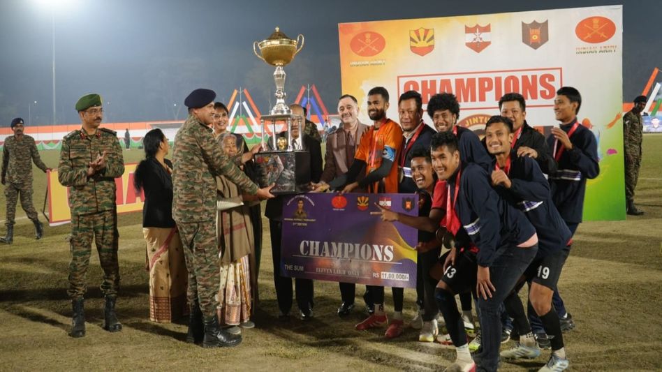 Lekang Sports Club win 21st Capt Jintu Gogoi Memorial Football Final in Assam's Duliajan Lekang Sports Club win 21st Capt Jintu Gogoi Memorial Football Final in Assam's Duliajan