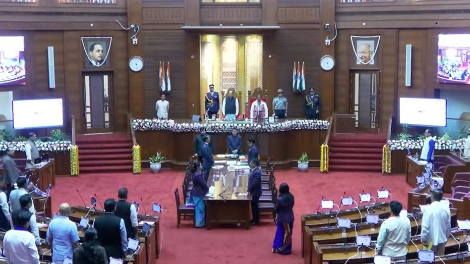 Uproar mars start of Assam budget session as opposition disrupts governor’s address Uproar mars start of Assam budget session as opposition disrupts governor’s address
