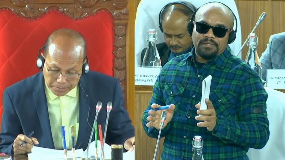 Meghalaya assembly speaker blocks debate on illegal coal mine blast, citing sub judice rule Meghalaya assembly speaker blocks debate on illegal coal mine blast, citing sub judice rule