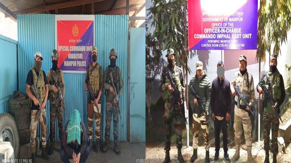 Security forces crack down on PLA operatives, recover arms and grenades in Manipur Security forces crack down on PLA operatives, recover arms and grenades in Manipur