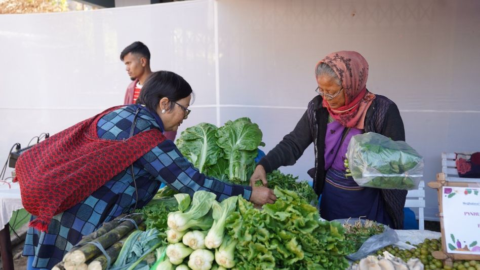 Meghalaya's monthly farmers' market gives rural producers a direct route to city consumers Meghalaya's monthly farmers' market gives rural producers a direct route to city consumers