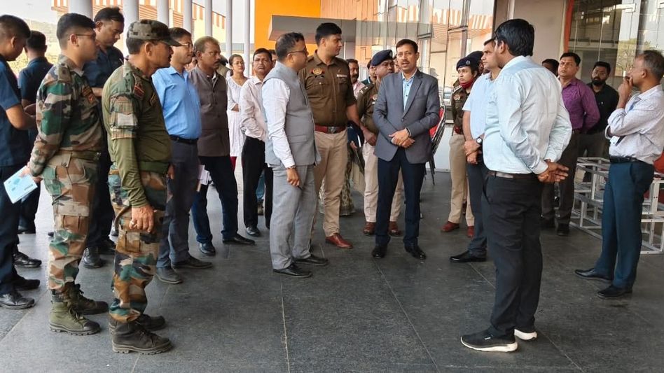 Tight security blankets Agartala for Amit Shah's visit Tight security blankets Agartala for Amit Shah's visit