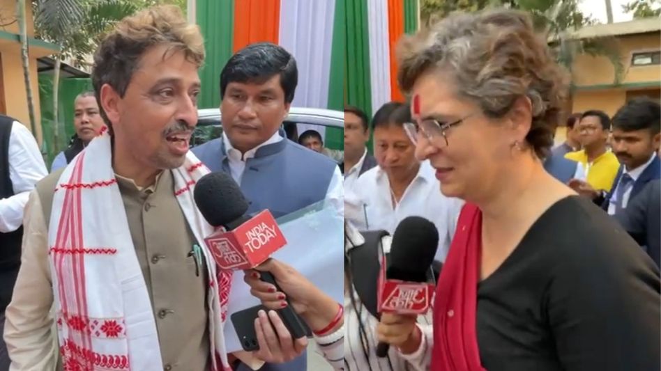 BJP raises alarm over Imran Masood’s Assam visit with Priyanka Gandhi BJP raises alarm over Imran Masood’s Assam visit with Priyanka Gandhi