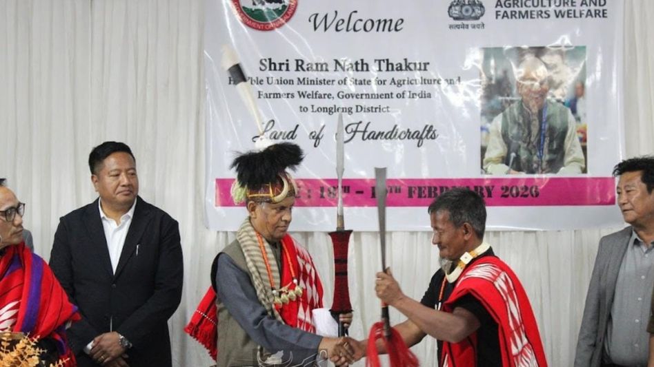 Union MoS Ram Nath Thakur reviews agri programmes in Nagaland's Longleng Union MoS Ram Nath Thakur reviews agri programmes in Nagaland's Longleng