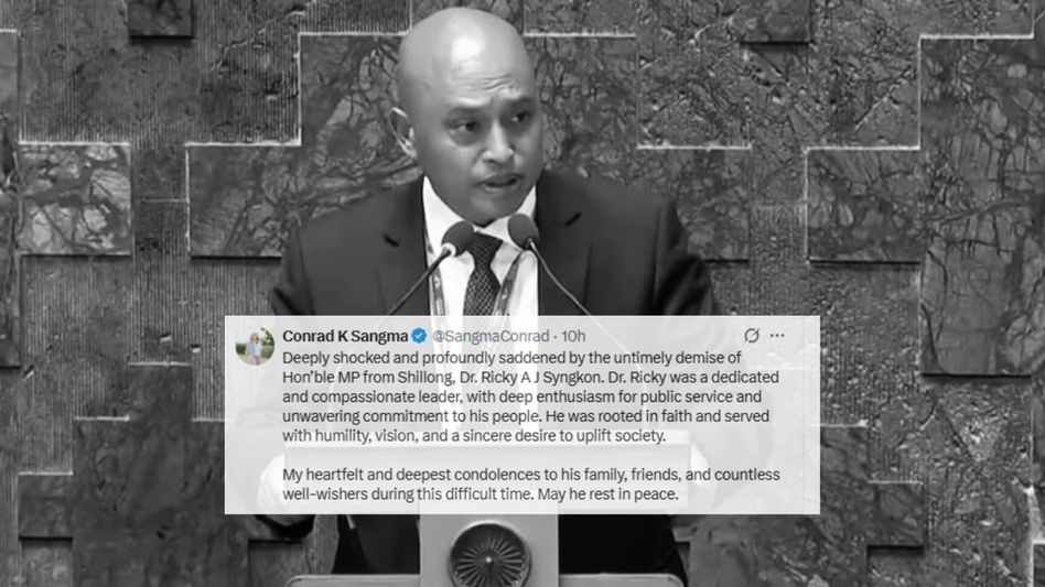 Meghalaya CM mourns Shillong MP's sudden death after cardiac arrest Meghalaya CM mourns Shillong MP's sudden death after cardiac arrest