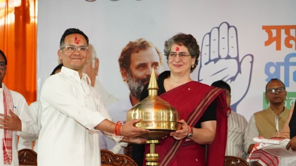 Priyanka Gandhi Vadra defends Gaurav Gogoi amid Pakistan links row Priyanka Gandhi Vadra defends Gaurav Gogoi amid Pakistan links row