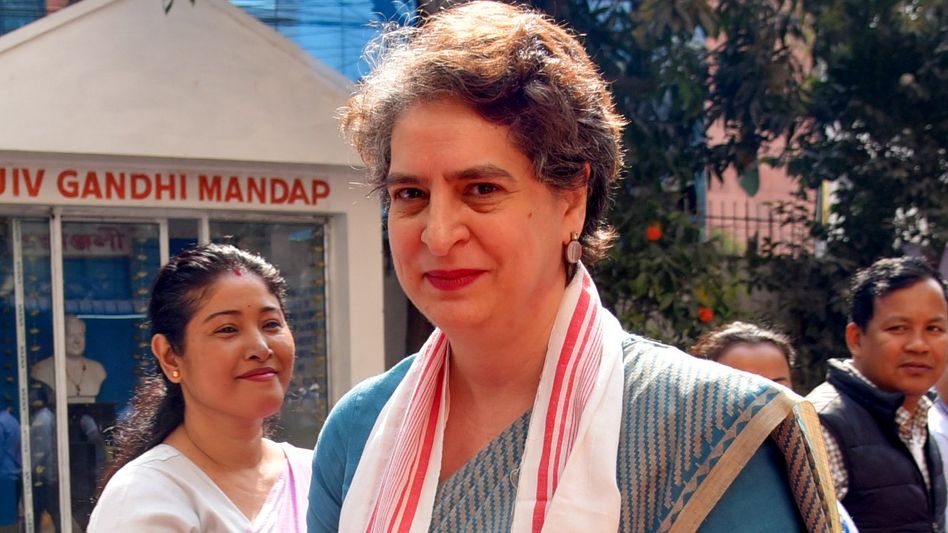 Priyanka Gandhi wraps up Assam visit after meetings to finalise Congress candidates Priyanka Gandhi wraps up Assam visit after meetings to finalise Congress candidates