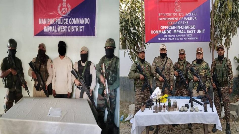 Manipur: KCP (PSC) cadre arrested, major arms cache seized in twin operations Manipur: KCP (PSC) cadre arrested, major arms cache seized in twin operations